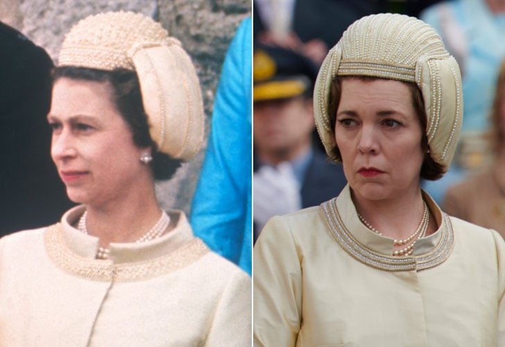 Queen Elizabeth II and Olivia Colman