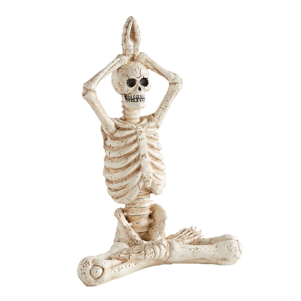 Yoga Skelly Halloween Decor