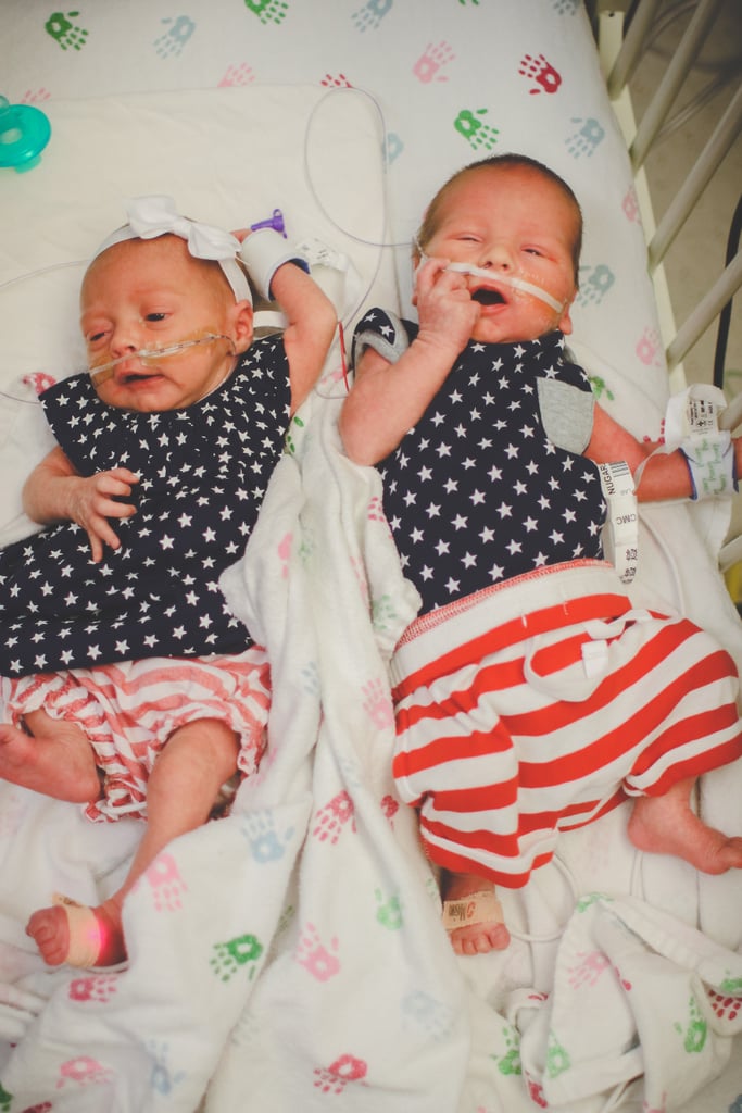 NICU Babies Dressed For the 4th of July
