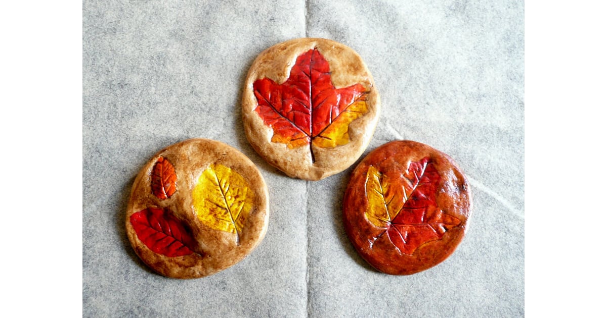Salt Dough Leaf Prints KidFriendly Crafts POPSUGAR Family Photo 178