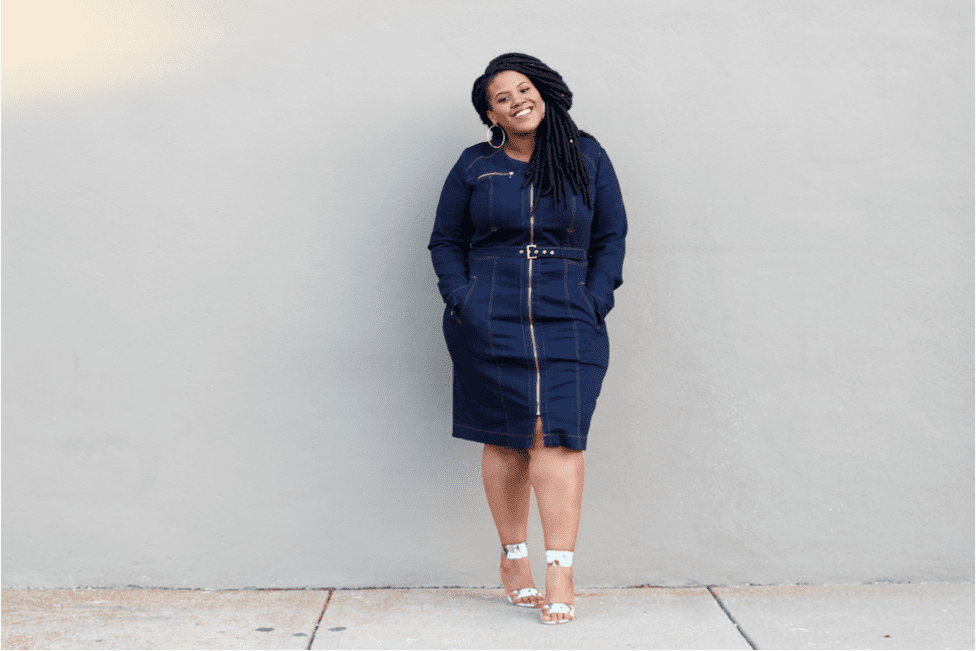 Denim dress