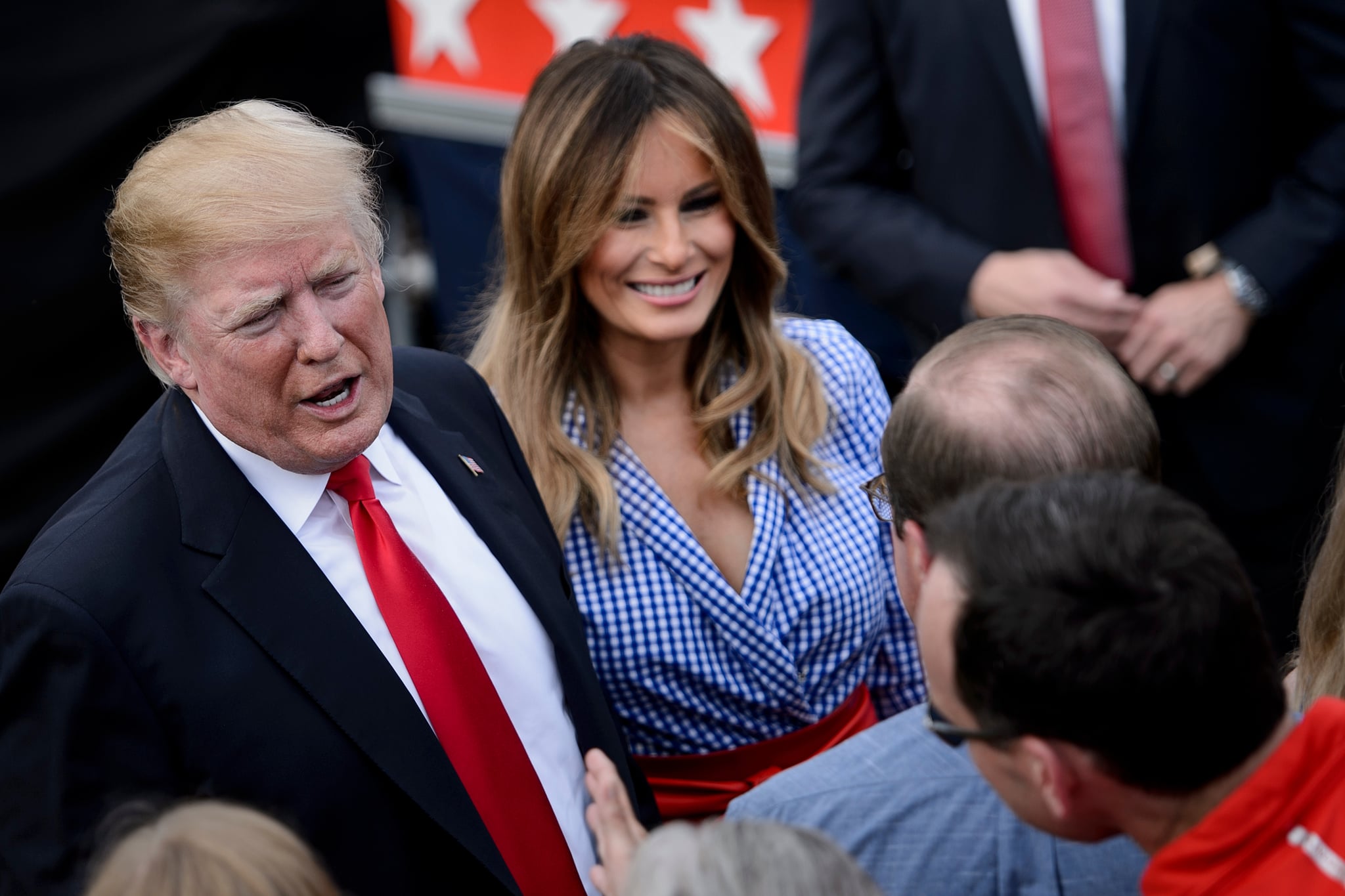 Melania 4th of july dress 2018 clearance