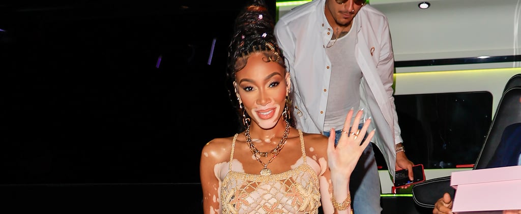 Winnie Harlow Wears Mermaid-Inspired See-Through Dress