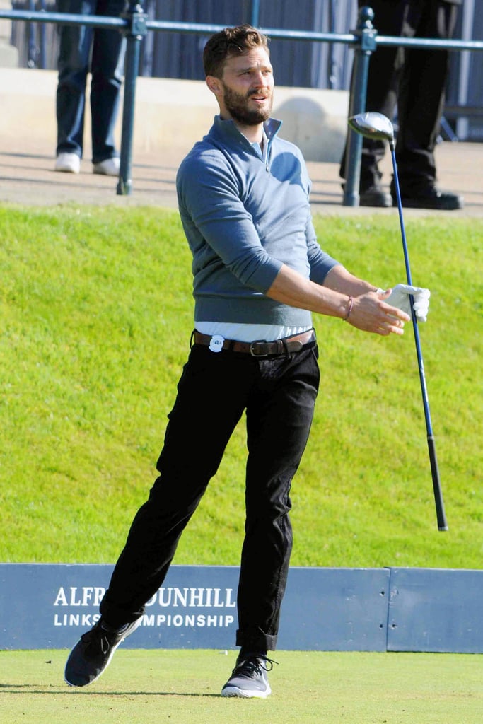 Jamie Dornan Playing Golf in Scotland | Pictures