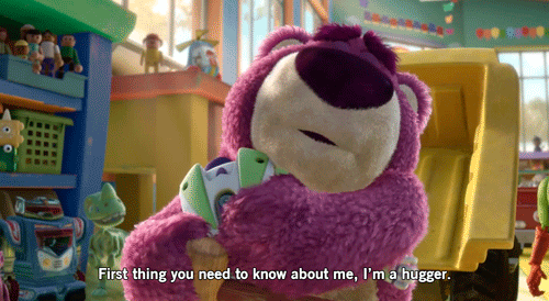 When you first meet Lotso and he's totally cool.