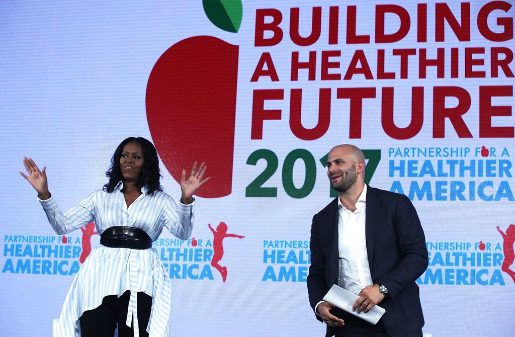 Michelle Obama Wearing Corset