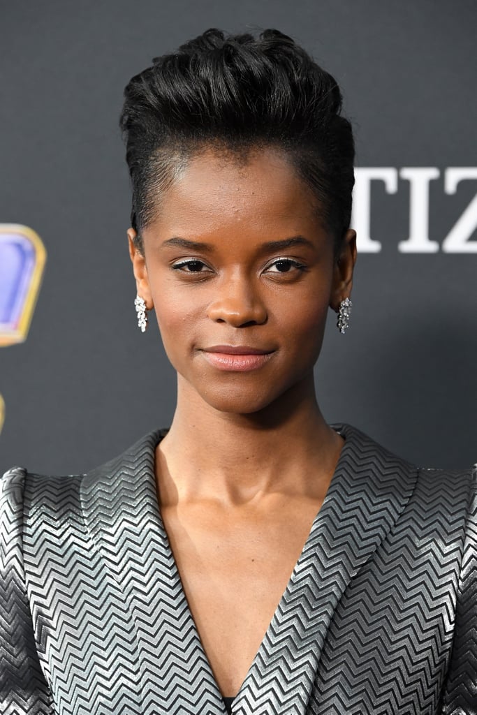 Letitia Wright's Slicked-Back Pixie