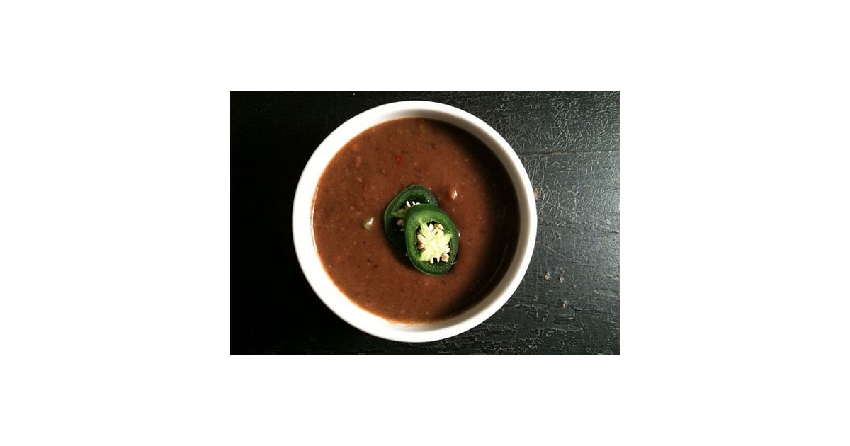 black bean soup calories