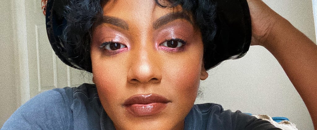 I Tried Huda Beauty's Newest Eyeshadow Palette, and It's the Gloss Hybrid That Wins For Me