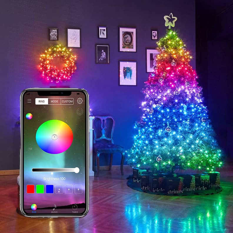 Smart Plugs for Christmas, Smart plugs take the fuss out of the  festivities! Illuminate your tree and outdoor twinkle lights on command  with your smartphone., By Brinks Home