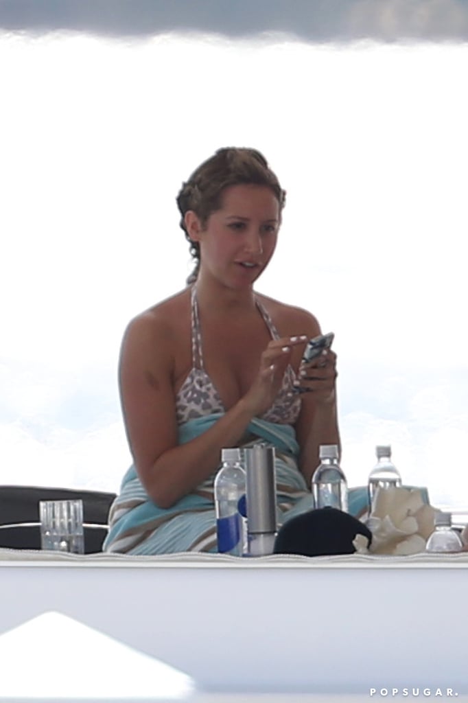 Ashley Tisdale's Bachelorette Weekend on a Yacht in Miami