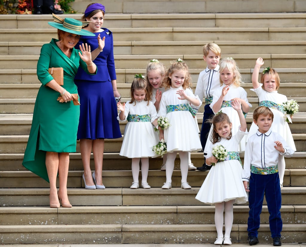 Prince Philip and Sarah Ferguson at Eugenie's Wedding