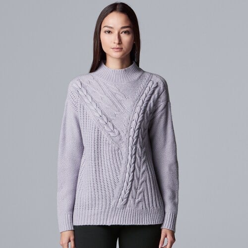 Simply Vera Vera Wang Color Block Sweater