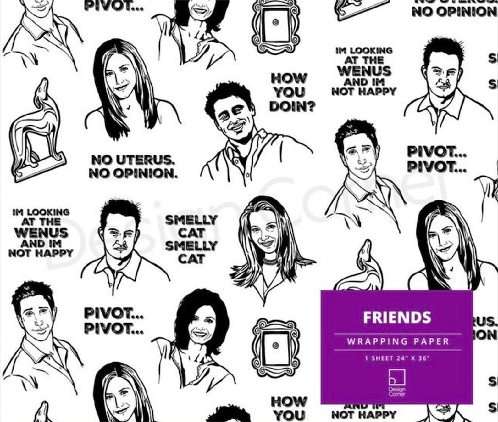 Could This Friends Wrapping Paper Be Any Cuter? | PS Smart Living