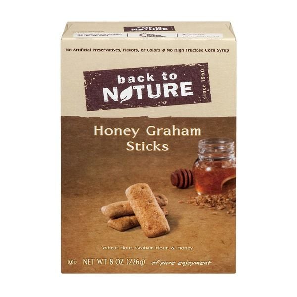 If you're making s'mores dip this Summer, an essential is a dippable graham cracker. These Back to Nature Honey Graham Sticks ($5) are the very best.