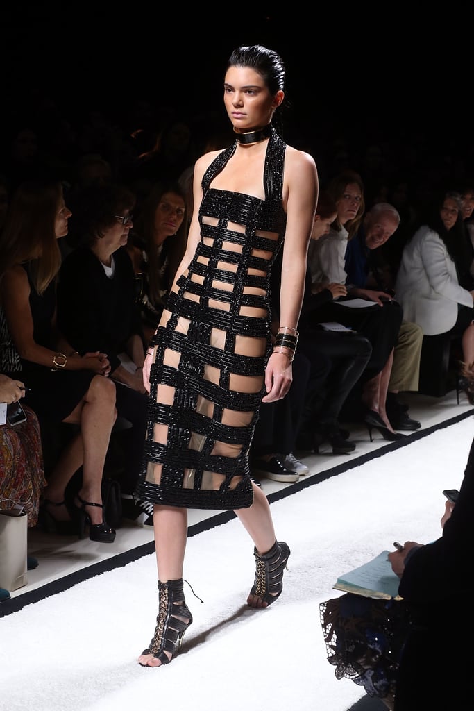 And These Balmain Caged Sandals