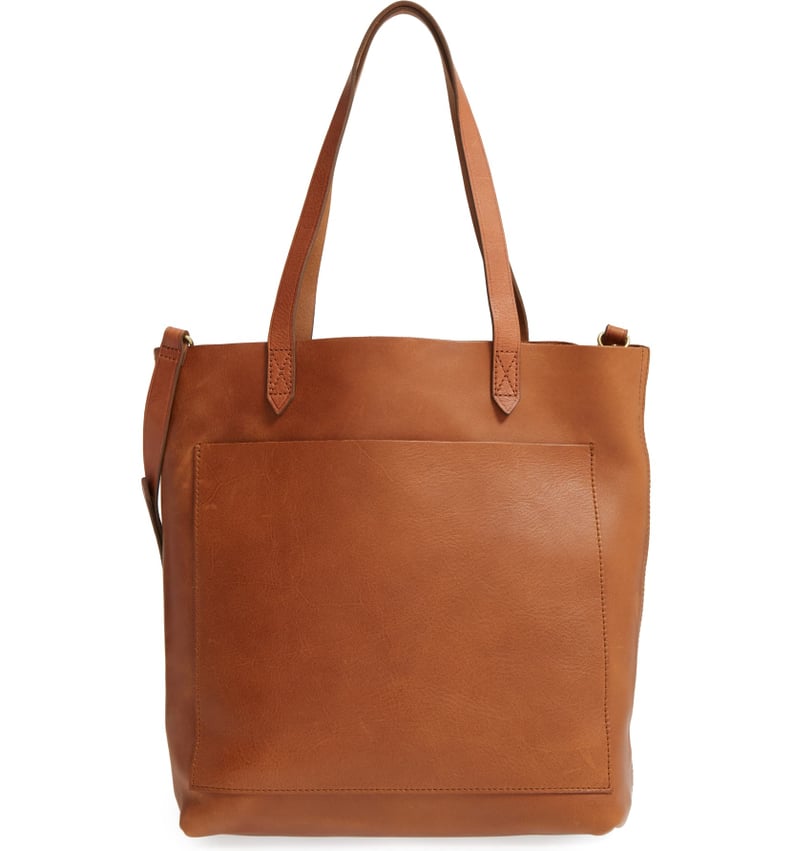 A Versatile Tote: Madewell Medium Leather Transport Tote