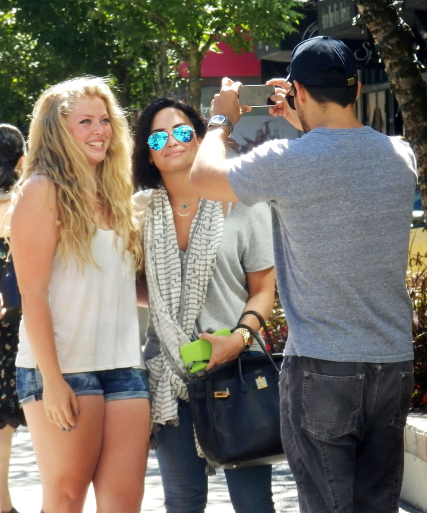 Demi Lovato and Wilmer Valderrama Hang Out in Vancouver