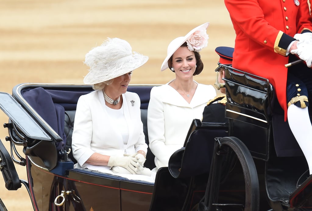 We Especially Loved Her Pink, Wide-Brimmed, Floral-Embellished Hat
