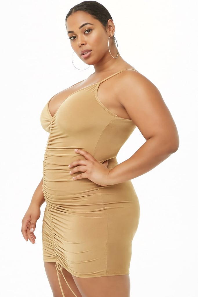 Forever 21 Plus Size Ruched Mini Dress