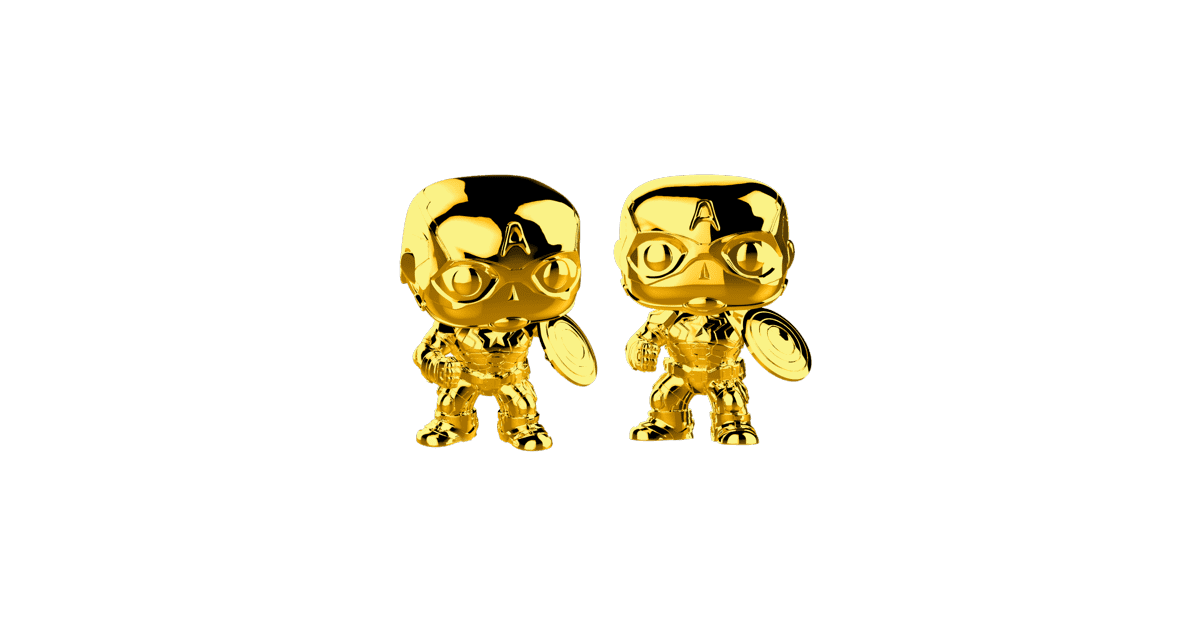 gold captain america pop