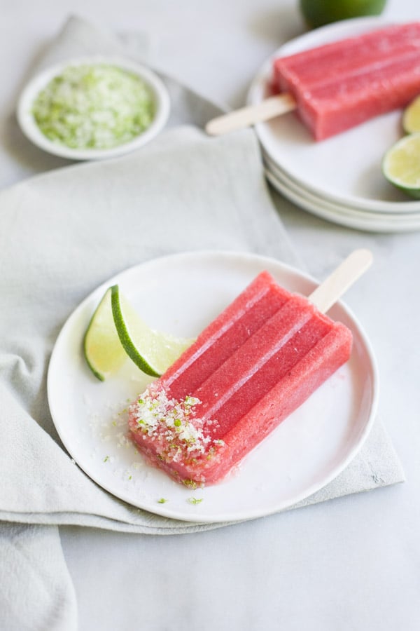 Strawberry Margarita Frozen Pops