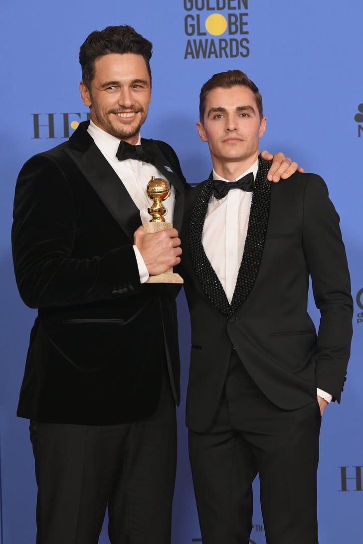 James Franco and Dave Franco at the 2018 Golden Globe Awards | POPSUGAR