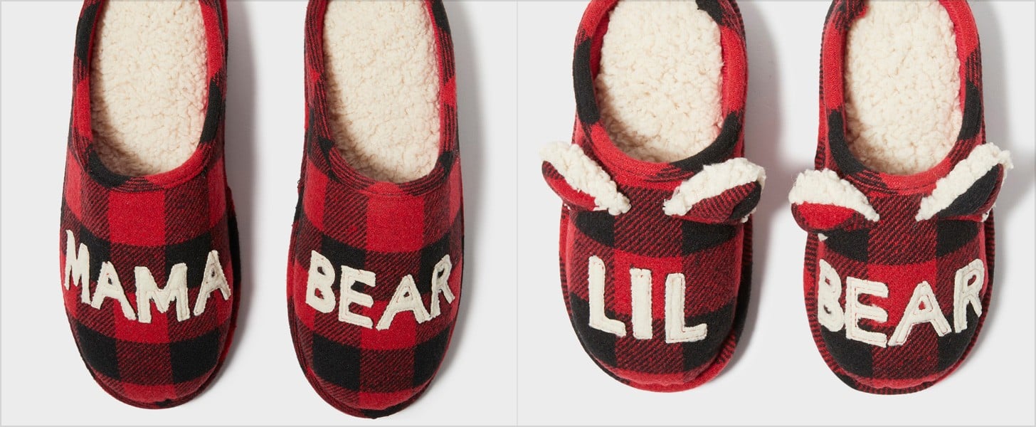 Papa bear slippers target top