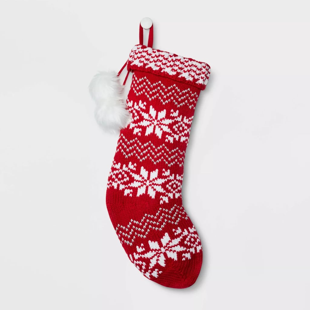 Fair Isle Pattern Christmas Stocking