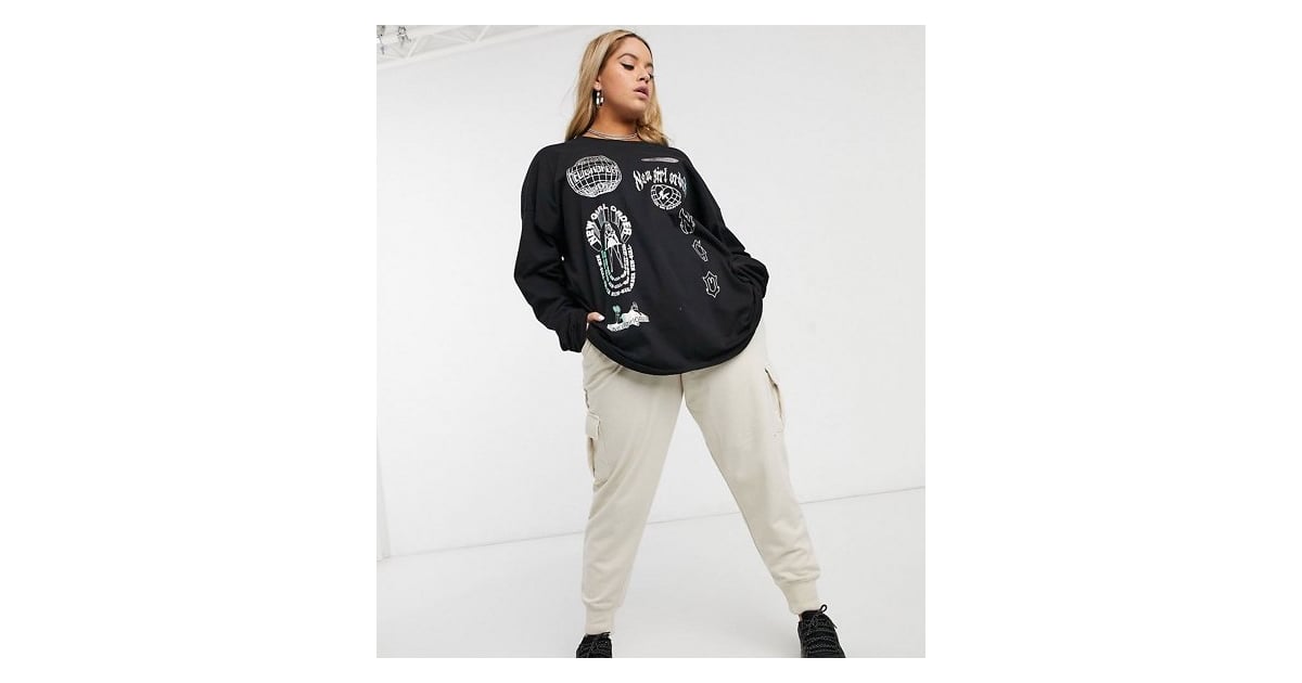 New Girl Order Curve Reflective Jogger Two Piece 14 Loungewear