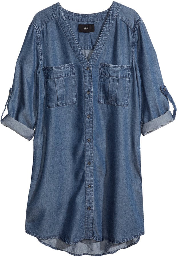 H&M Denim Dress What to Wear When It's Hot Outside POPSUGAR Fashion