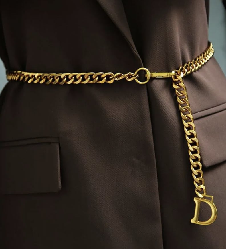 An Initial Waist Chain Belt