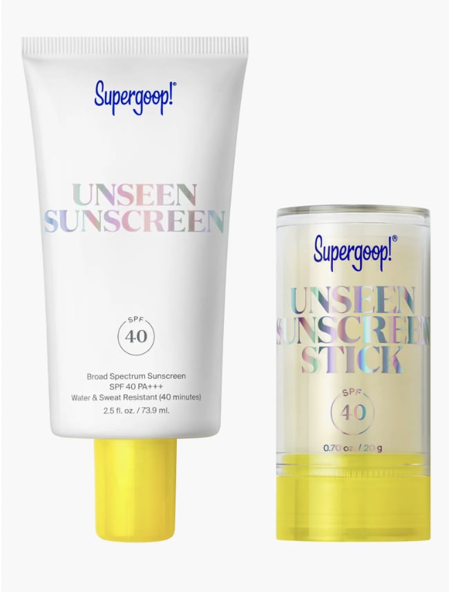 Supergoop! Unseen Sunscreen Jumbo + Go Set