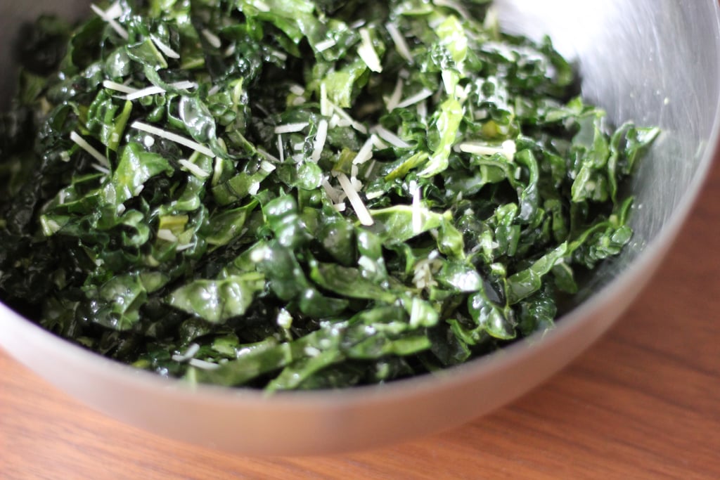 Eggless Kale Caesar Salad