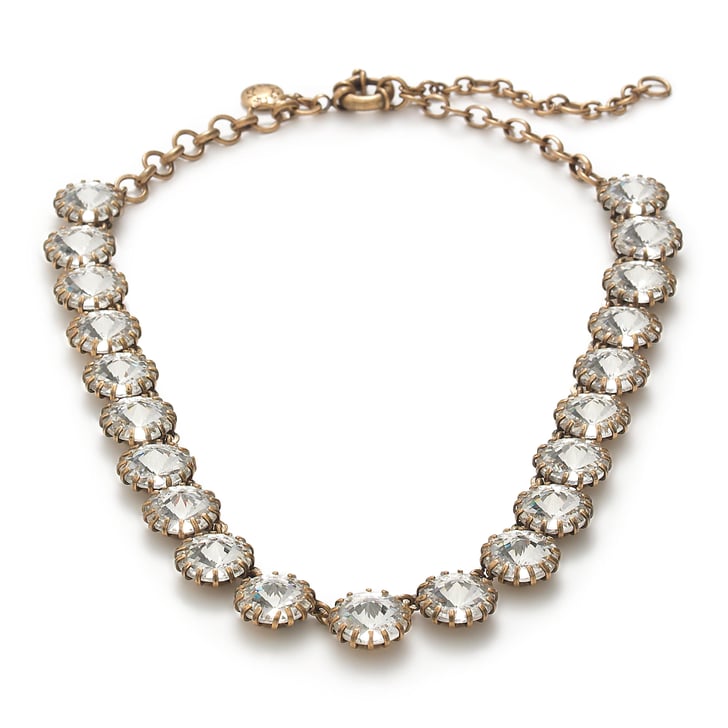 J.Crew Crystal Venus Flytrap Necklace 