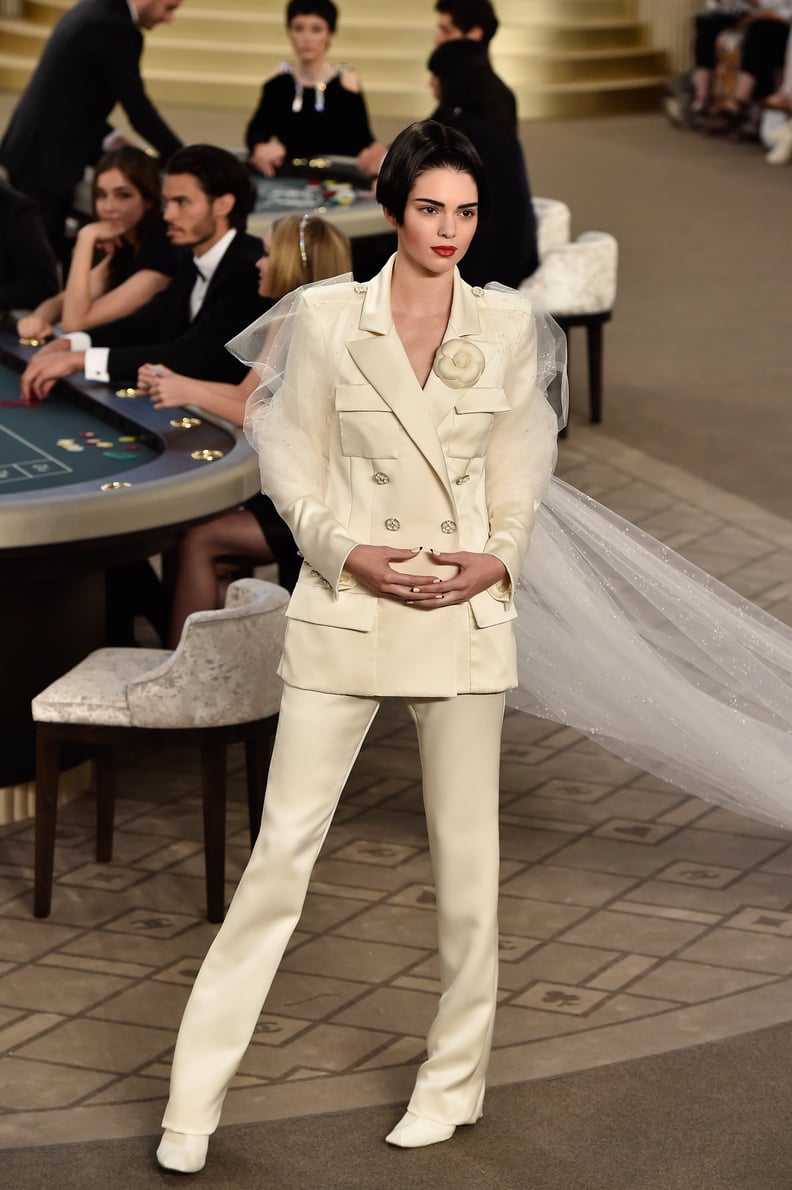 Kendall Jenner Walked the Runway in a Bridal Tuxedo