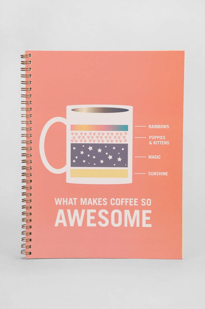 Coffee Spiral Notebook ($8)