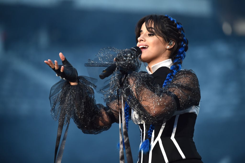 EAST RUTHERFORD, NJ - JULY 20:  Camila Cabello performs onstage during the Taylor Swift reputation Stadium Tour  at MetLife Stadium on July 20, 2018 in East Rutherford, New Jersey.  (Photo by Kevin Mazur/TAS18/Getty Images)