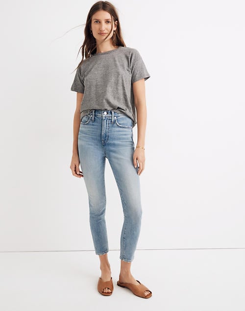 11" High-Rise Skinny Crop Jeans