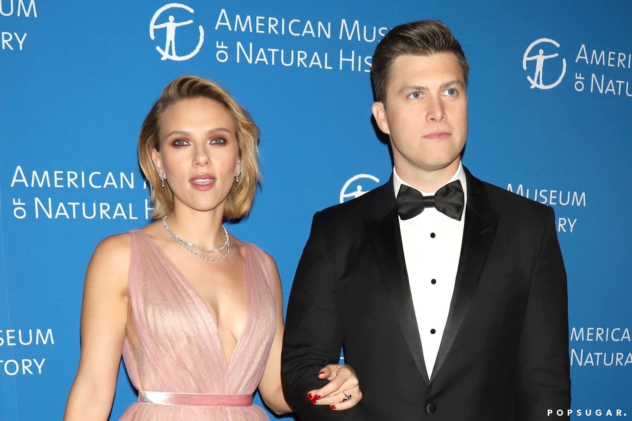 Scarlett Johansson And Colin Jost Engaged Popsugar Celebrity
