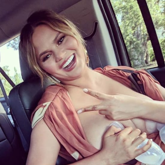 Chrissy Teigen Breastfeeding Moments
