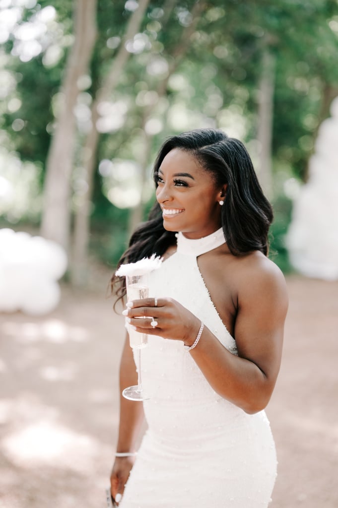 Simone Biles's Bridal Shower Manicure