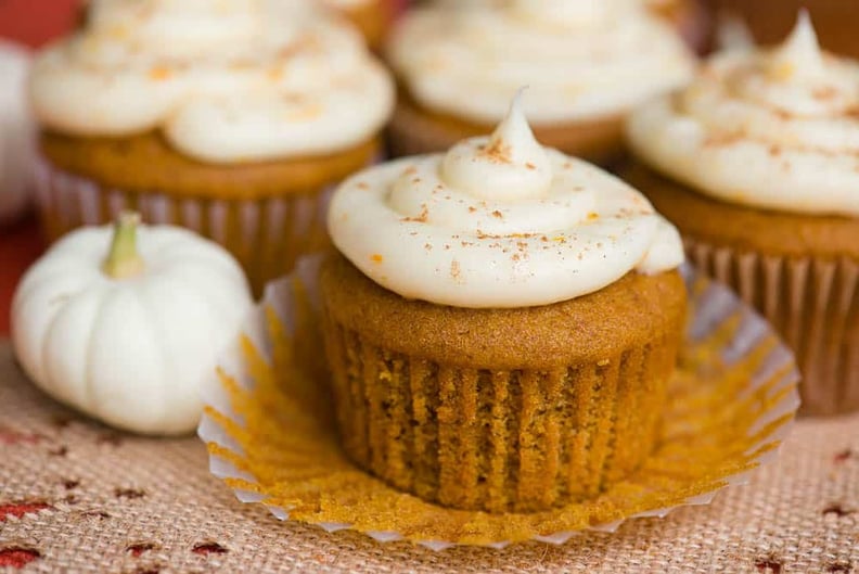 Pumpkin Cupcakes with Citrus Cream Cheese Frosting