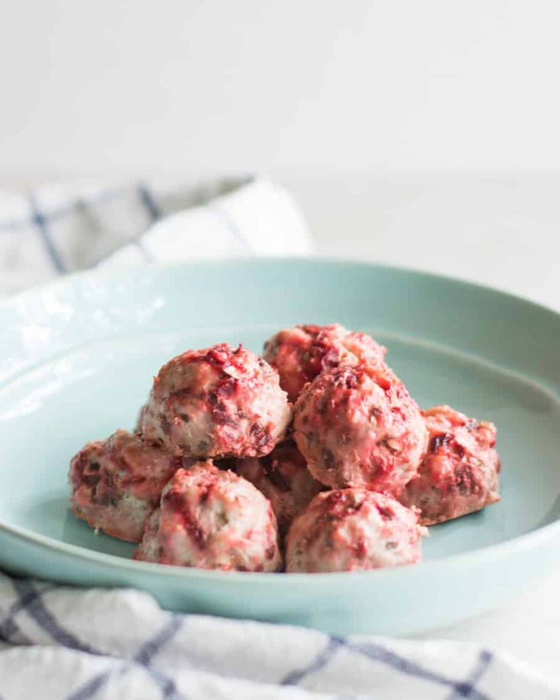 Kid-Friendly Turkey Beet Meatballs