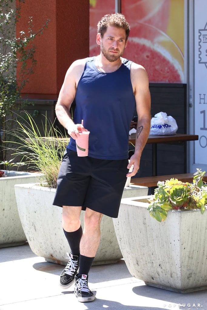 Jonah Hill Wearing a Tank Top in LA June 2017