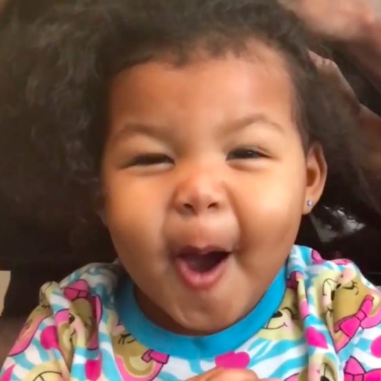 Cute Family Doing Little Girl's Hair Video