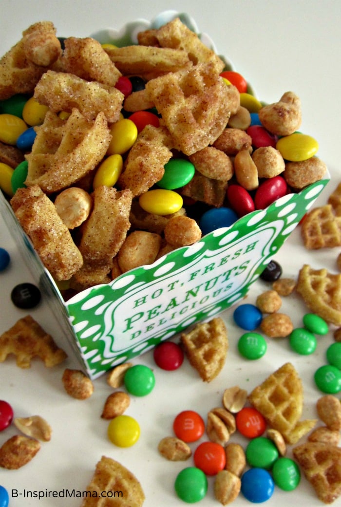 Cinnamon Waffle Snack Mix