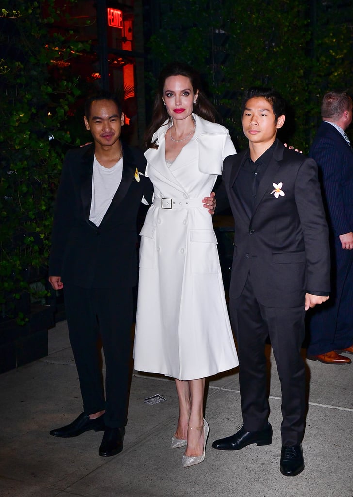 Angelina Jolie With Her Kids on the Red Carpet in NYC 2017