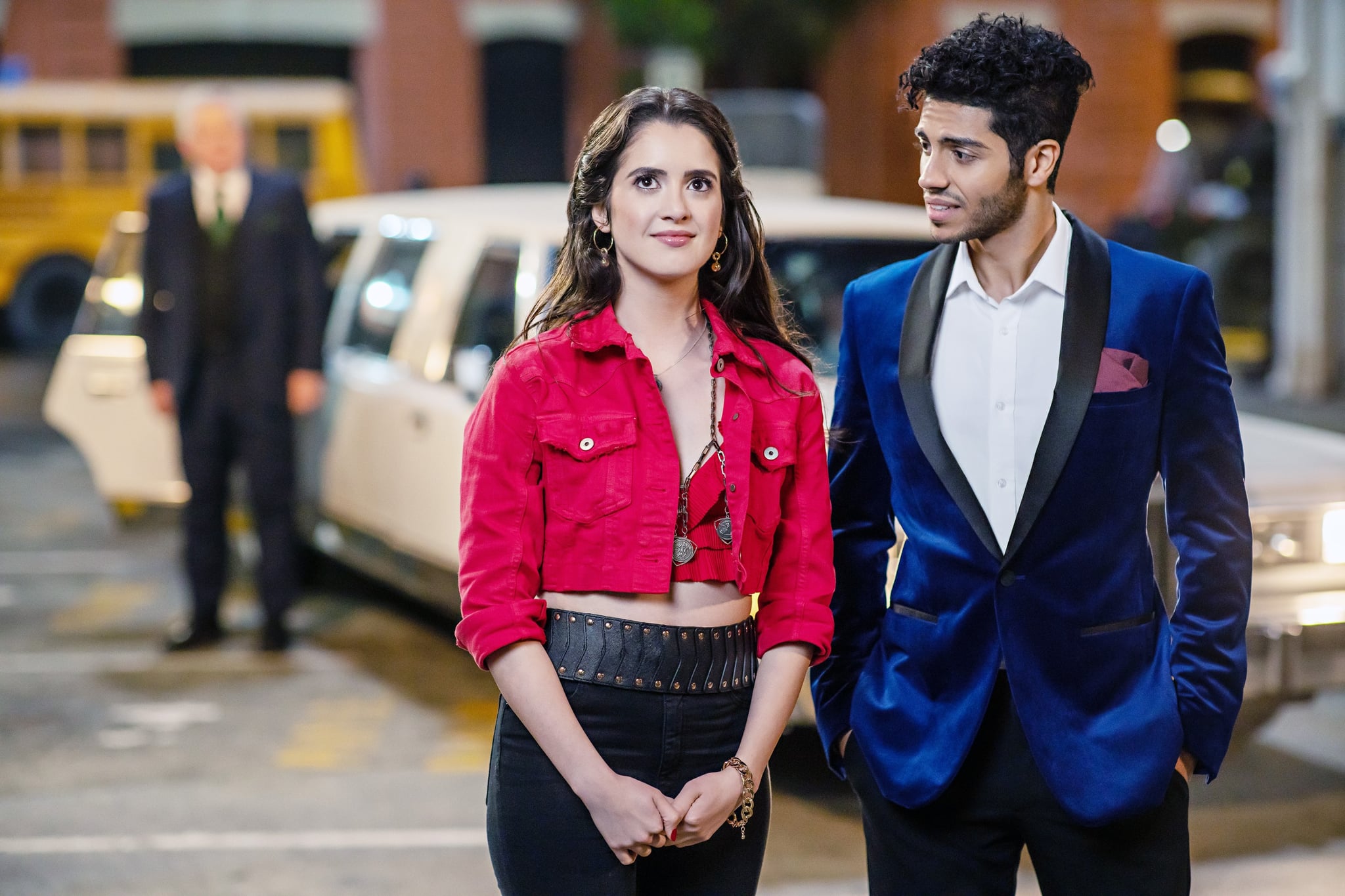 THE ROYAL TREATMENT, from left: Laura Marano, Mena Massoud, 2022. ph: Kirsty Griffin /  Netflix / Courtesy Everett Collection