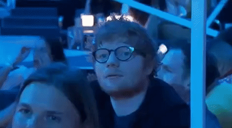 Ed Sheeran Giving the World's Blankest Stare